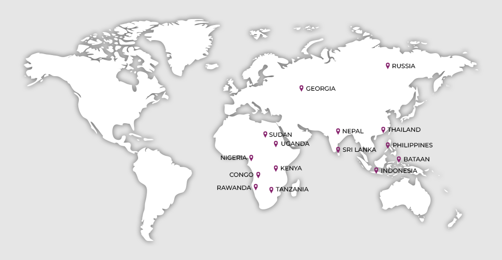 HTS Global Presence Map